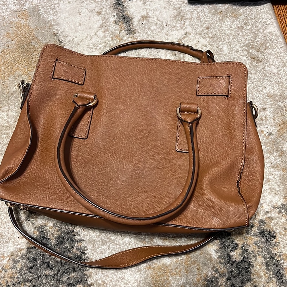 Michael Kors brown leather handbag - Picture 3 of 4